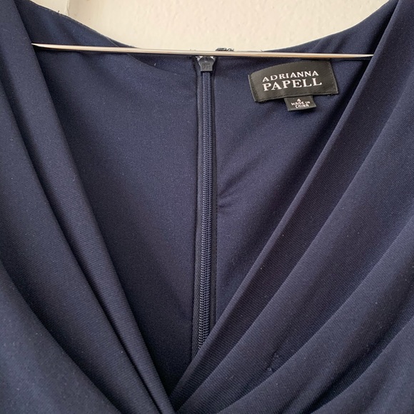 Adrianna Papell navy blue dress - Picture 2 of 2